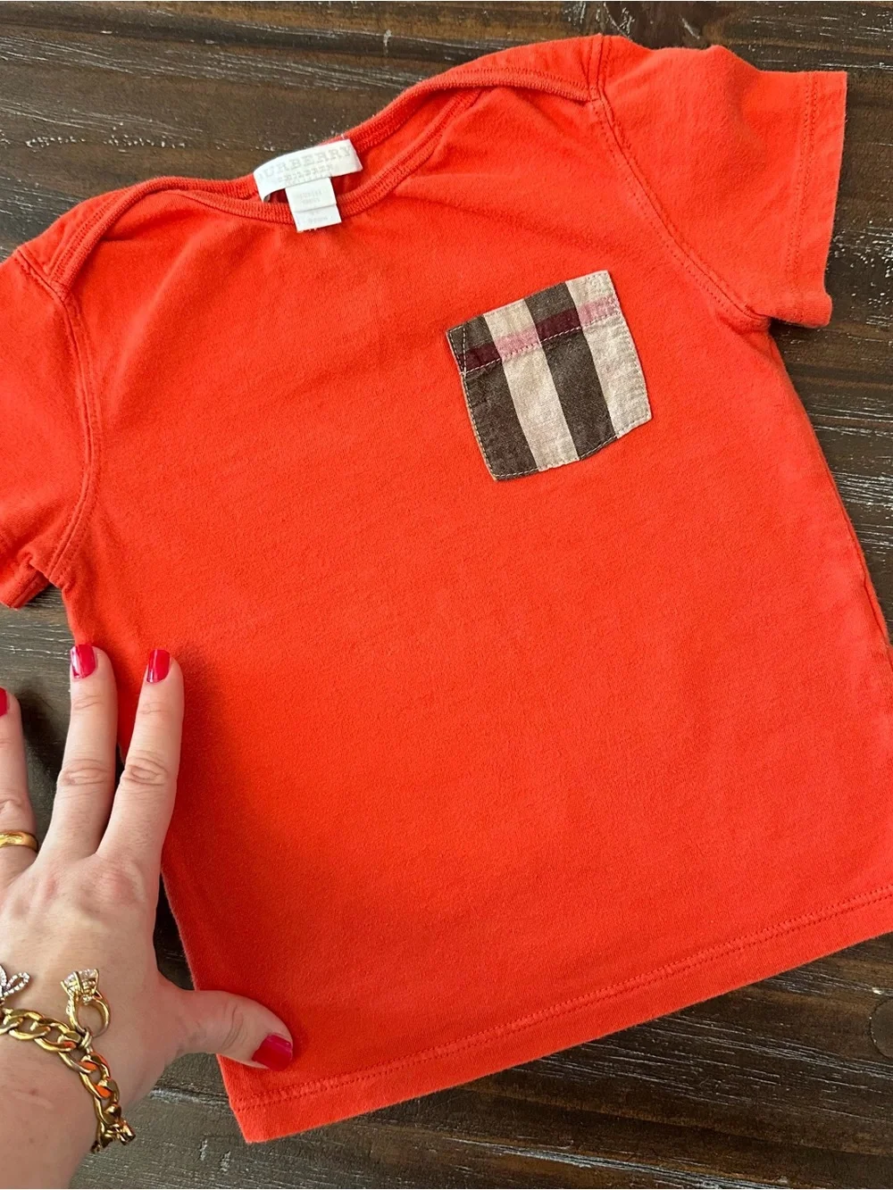 Authentic BURBERRY Boy Nova Check Shorts & Tee Set 18-24M 2Y Toddler